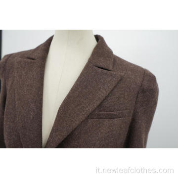 Blazer di moda intrecciata da donna